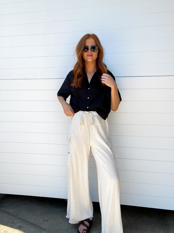 Boardwalk Linen Cargo Pants