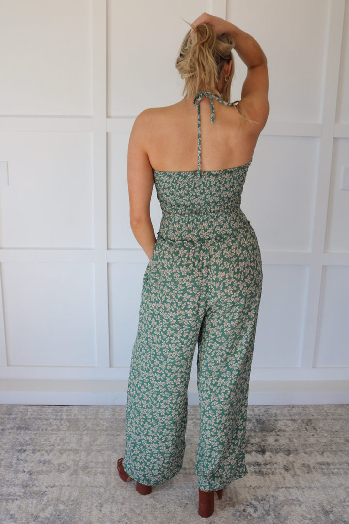 Whimsical Halter Jumpsuit