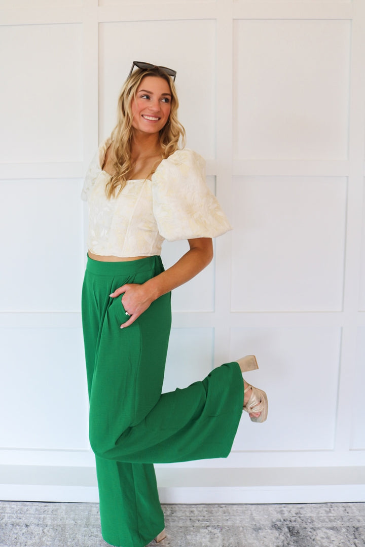 Par 3 Pocket Wide Leg Pants