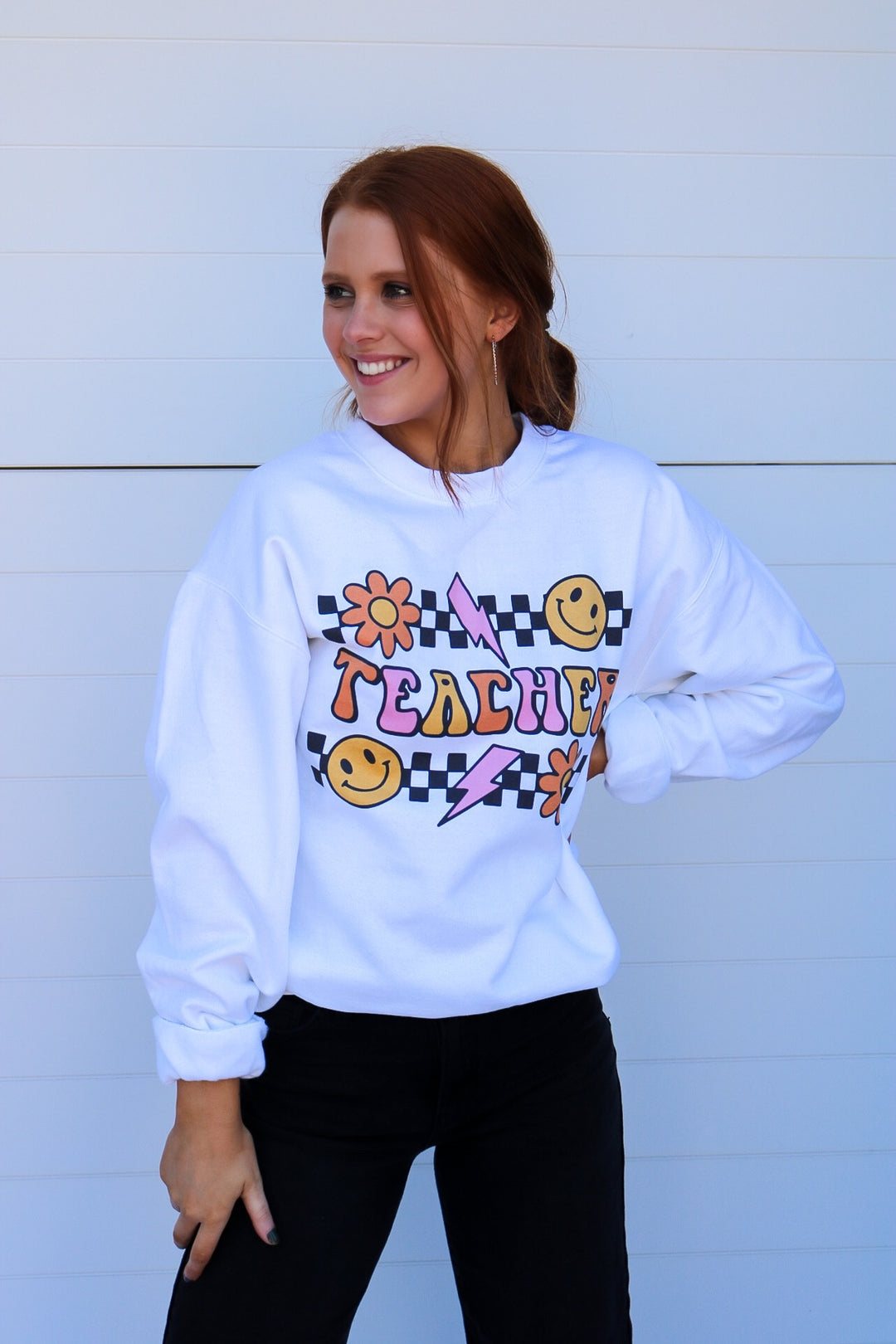 Groovy Teacher Sweatshirt