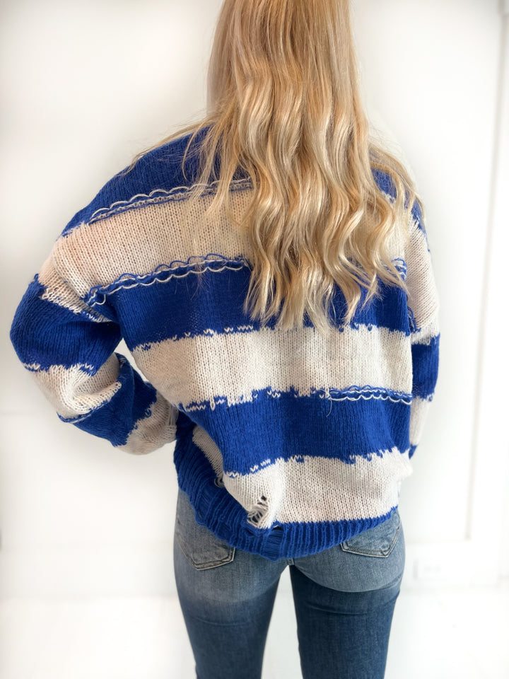 Wildcat Distressed Lightweight Sweater