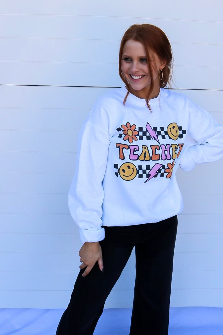 Groovy Teacher Sweatshirt