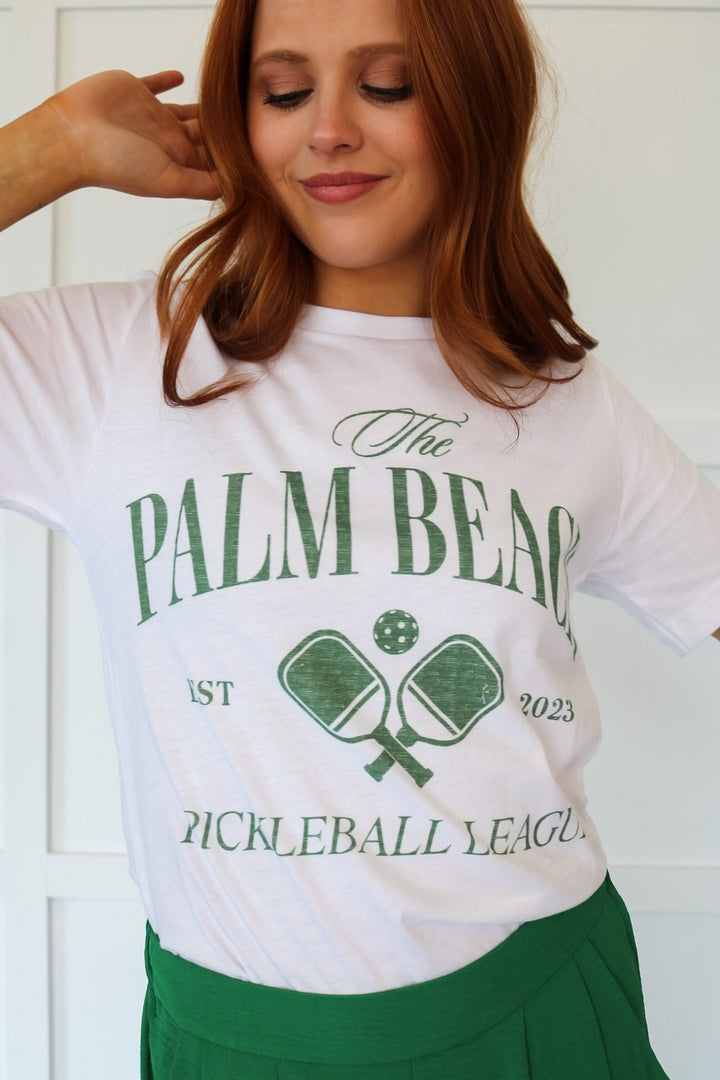 Palm Beach Pickleball League Graphic Tshirt