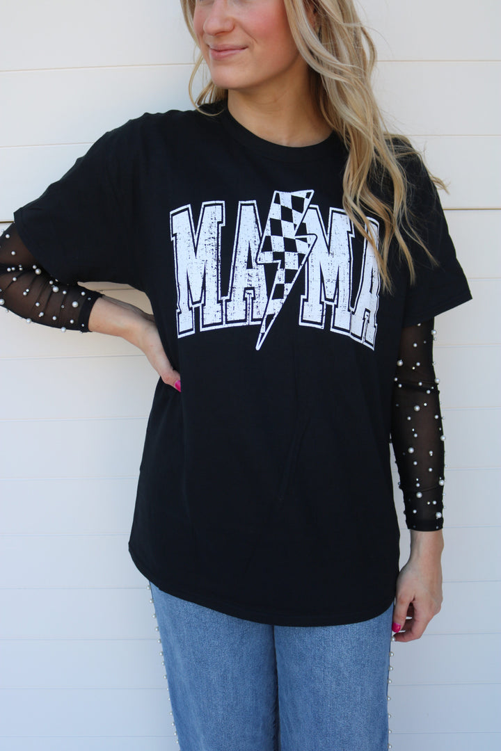 MAMA ⚡️ Graphic Tee / Black