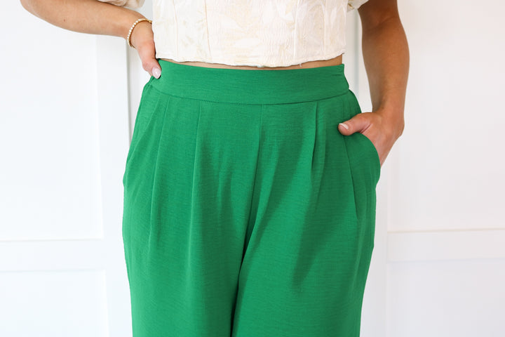 Par 3 Pocket Wide Leg Pants