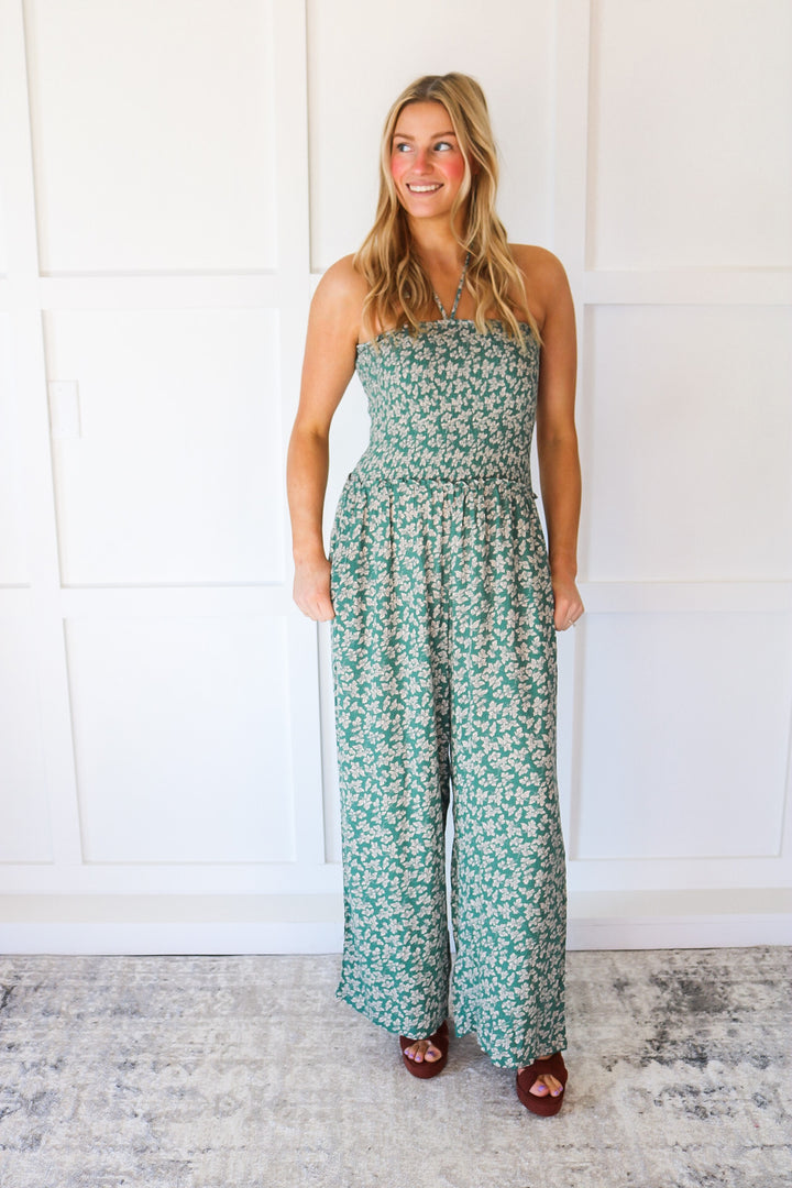 Whimsical Halter Jumpsuit