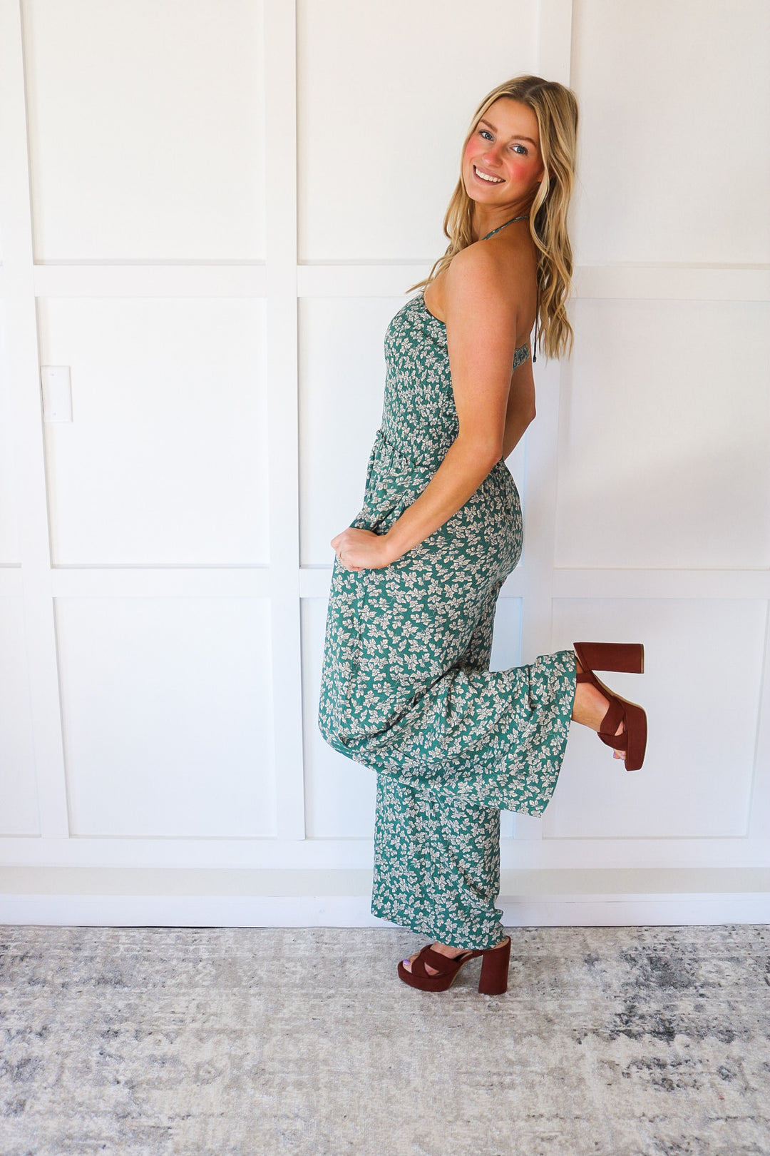 Whimsical Halter Jumpsuit