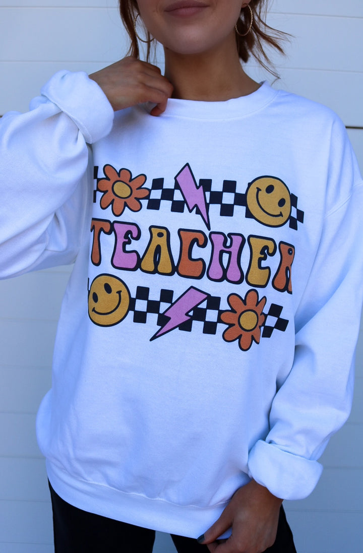 Groovy Teacher Sweatshirt