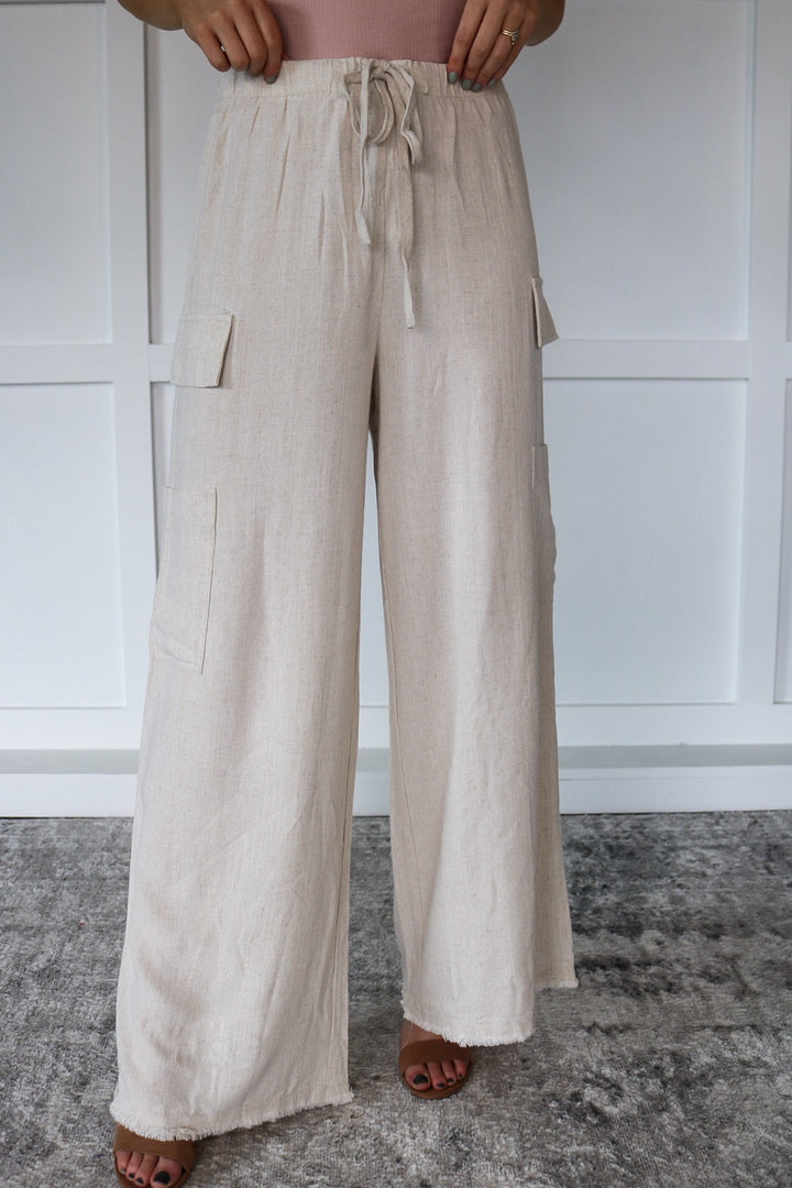 Boardwalk Linen Cargo Pants